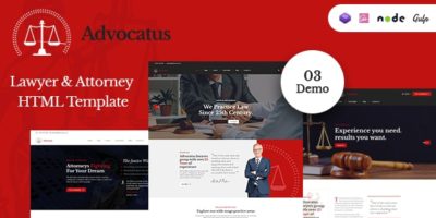 Advocatus - Lawyer & Attorney HTML Template by Potenzaglobalsolutions