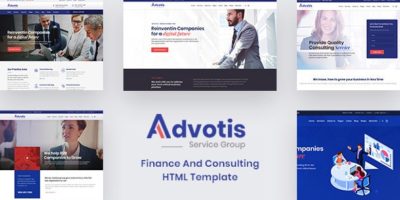 Advotis - Finance And Business Consulting HTML Template by DesignArc