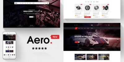 Aero - Car Accessories Responsive Opencart 3.x Theme by Plaza-Themes