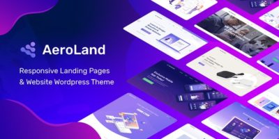 AeroLand - App Landing Software Website WordPress Theme by ThemeMove