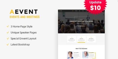 Aevent - Conference & Event HTML Template by template_path