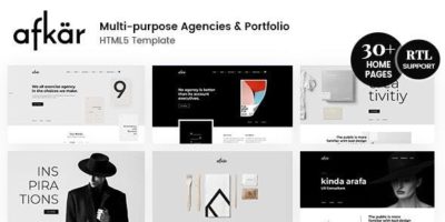 Afkar- Creative Multi-Purpose HTML Theme by creative-wp