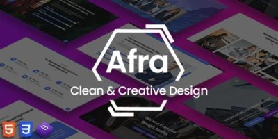 Afra - Multipurpose Business & Agency HTML5 Template by afracode