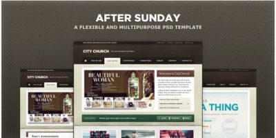 After Sunday Template [PSD] - Flexible and Multipurpose by MarketThemes