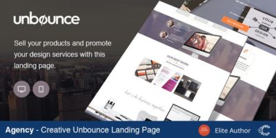 Agency Creative Landing Page by CoralixThemes