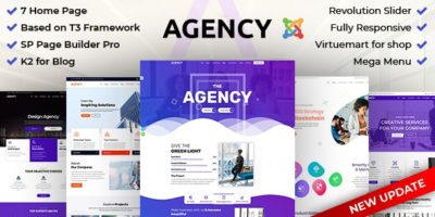 Agency: Multipurpose Joomla Website Template Using Framework by codelayers