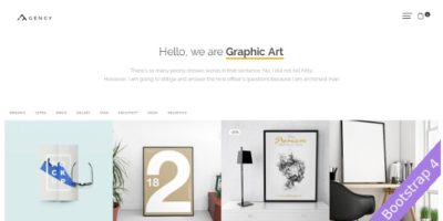 Agency Opencart Theme by nicole_89