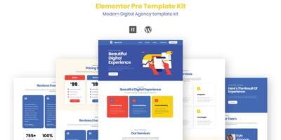 AgencyEz - Elementor Pro Template Kit by eztudio