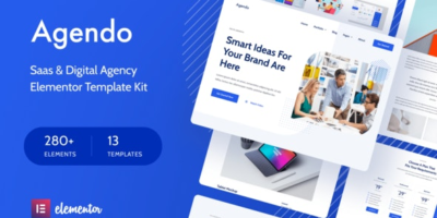 Agendo - Digital Agency & Creative Elementor Template Kit by Pixelshow