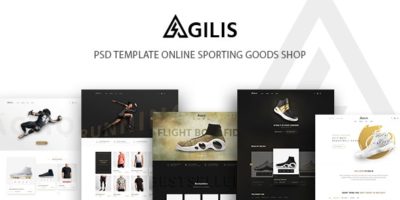 Agilis_Sport Good Store - PSD Template by Pixel-Creative