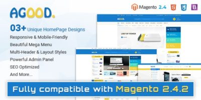 Agood - Responsive Multipurpose Magento 2 Theme by magentech