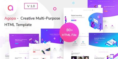 Agopa - Creative Multipurpose HTML Template by template_path
