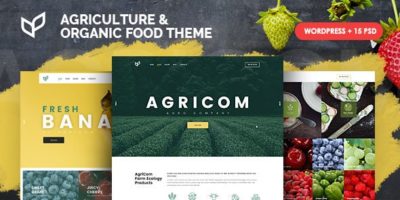 Agricom - Agriculture & Organic Food WordPress Theme by Ninetheme