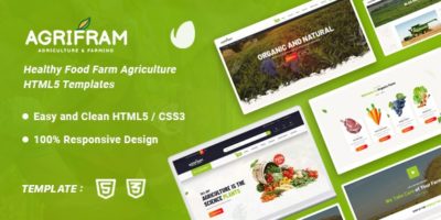 Agrifram - Agriculture and Organic Food HTML Template by ThemeBeyond