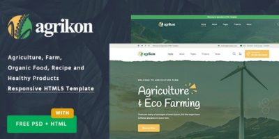 Agrikon - HTML Template For Agriculture Farm & Farmers by Ninetheme