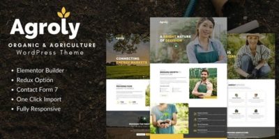 Agroly - Organic & Agriculture Food WordPress Theme by shtheme