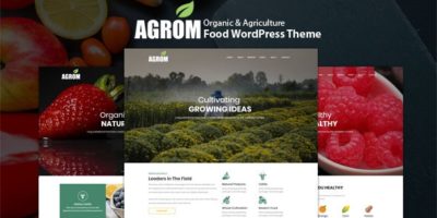 Agrom - Organic & Agriculture Food WordPress Theme by shtheme