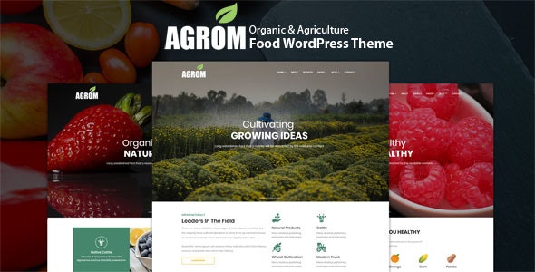 Agrom - Organic & Agriculture Food WordPress Theme by shtheme