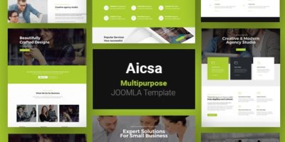 Aicsa - Responsive Multipurpose Joomla Website Template by codelayers