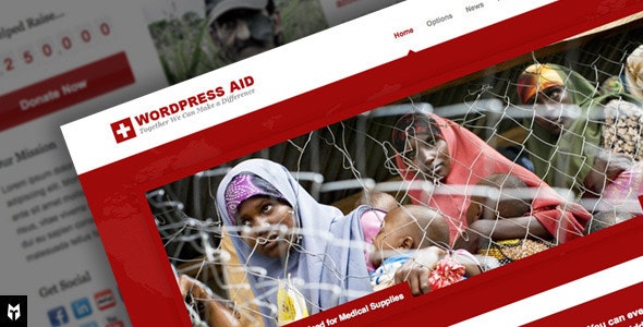 Aid: Responsive Charity + Blog WP Theme by theMOLITOR