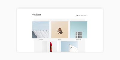 Aina - Minimal Photography and Portfolio WordPress Theme by UXBARN