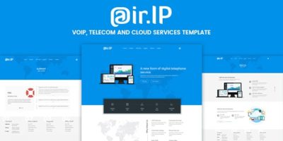 Airip - Voip Business HTML Template by WPHash
