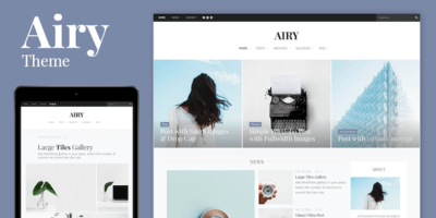 Airy - Flexible Blog & Magazine WordPress Theme by themeous