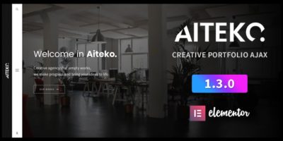 Aiteko - Creative Portfolio Ajax Elementor WordPress Theme by WIP-Themes