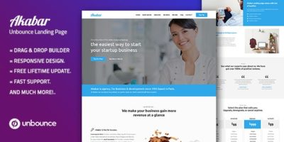 Akabar — Multi-Purpose Template with Unbounce Page Builder by Divine-Store