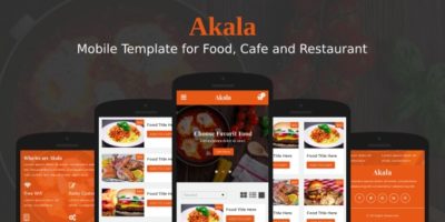 Akala - Mobile Template for Food