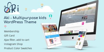 Aki - Multipurpose Kids WordPress Theme by ArrowHiTech