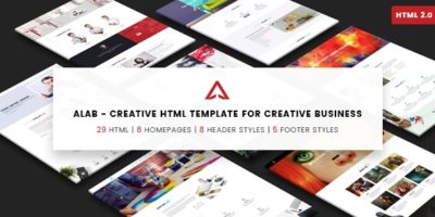 Alab - Creative Agency Template by TheRubikThemes
