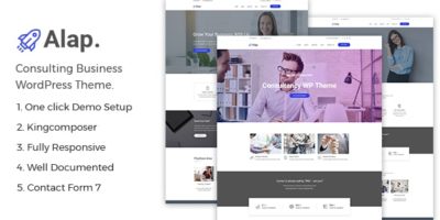 Alap – Consulting and Business WordPress Theme by SalmonThemes