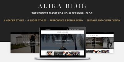Alika - Personal WordPress Blog Theme by WossThemes