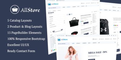 AllStore - MultiConcept eCommerce Shop Template by real-web