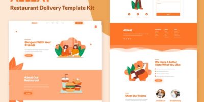 Alleat - Restaurant Elementor Template Kit by themedistrict