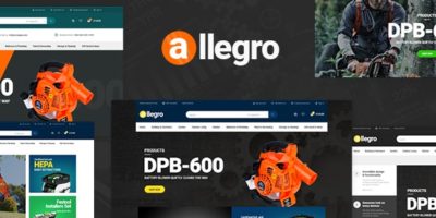 Allegro - Equipment Shop WooCommerce WordPress Theme for Machine & Tools by themelexus