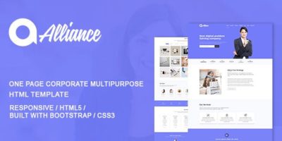 Alliance Html  Corporate Landing Page Template by RsThemesbd