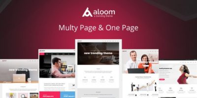 Aloom - Responsive MultiPurpose Drupal 7 Theme by drupalet
