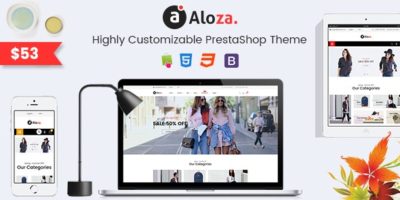 Aloza - Creative Responsive PrestaShop 1.7 Fashion Theme by skyoftech