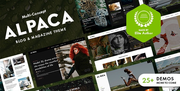 Alpaca - Blog & Magazine WordPress Theme by LoftOcean