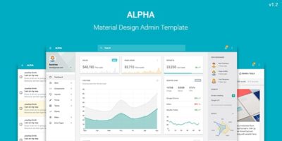 Alpha - Material Design Admin Template by stacks