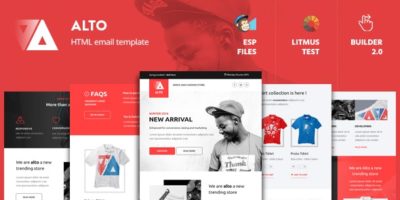 Alto - Modern Email Template + Builder 2.0 by promail
