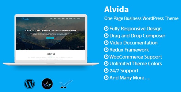 Alvida - One Page Business WordPress Theme by theme_ocean