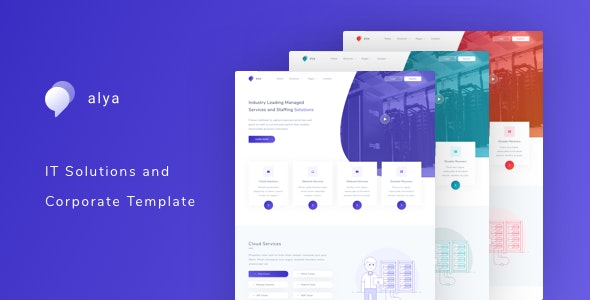 Alya - IT Solutions and Corporate Template by tempload
