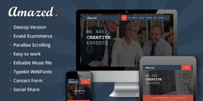 Amazed - Interactive Parallax Theme by owltemplates