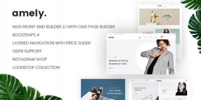 Amely - Clean & Modern Magento 2 Theme by ArrowHiTech