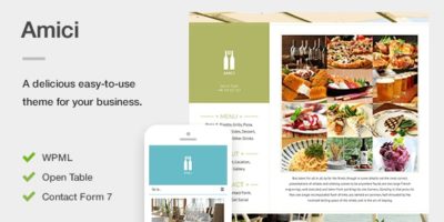 Amici - A Flexible & Responsive Restaurant or Cafe Theme for WordPress by liviu_cerchez