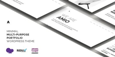 Amio – Minimal Multi-Purpose Portfolio WordPress Theme by webRedox