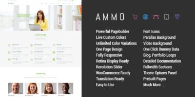 Ammo - Corporate MultiPurpose Theme by themeton